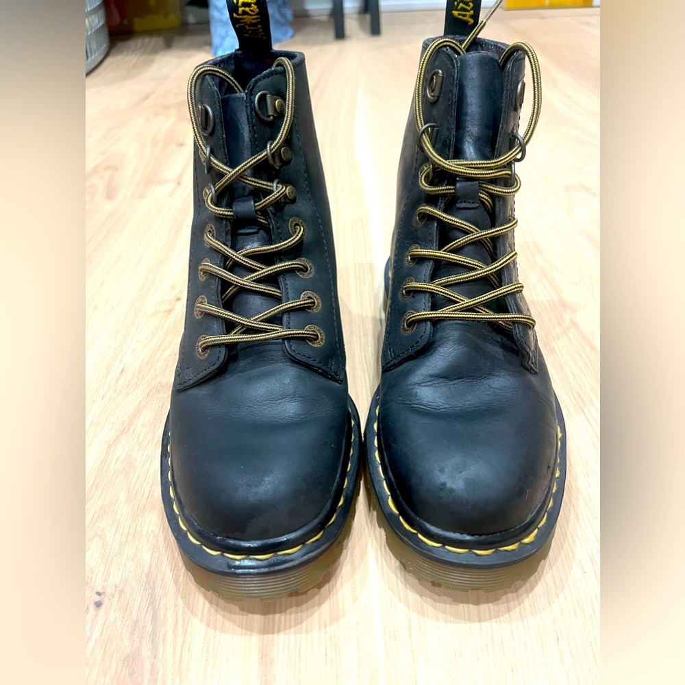 Authentic Doc Martin Black Combat Boot size 6.5